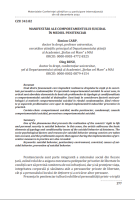 Manifestări ale comportamentului suicidal în mediul penitenciar